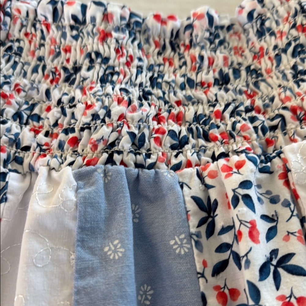 Penelope Mack Sundress Features a Smocked Top w/Ruffle Sleeve and 4 patterns. 4T - Picture 4 of 8